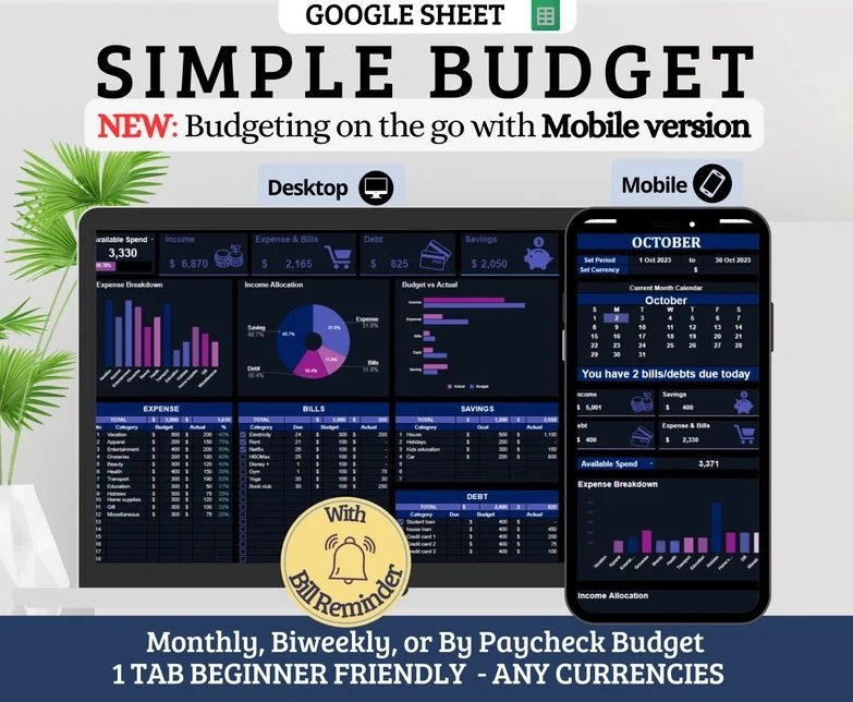 Monthly Simple Budget